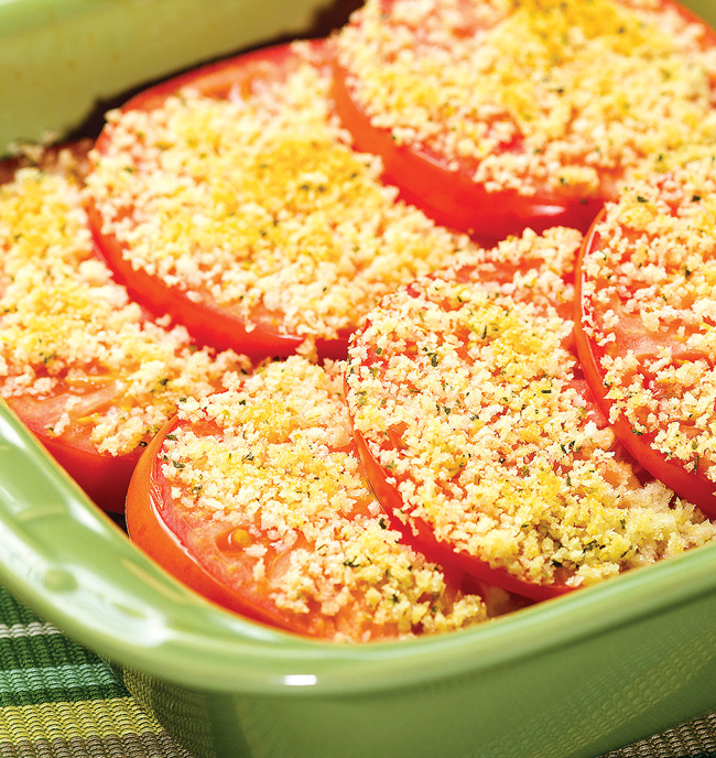 Oven baked tomatoes