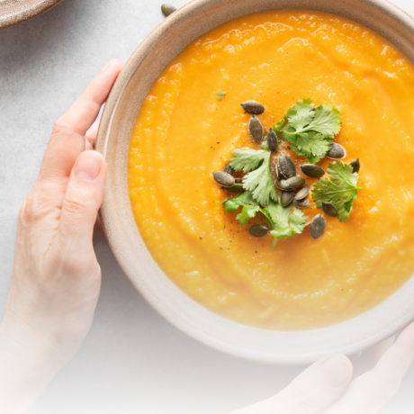 Image of Butternut and Acorn Squash Soup