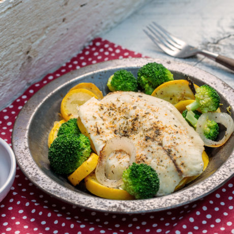 Image of Sauteed Vegetables and Crappie