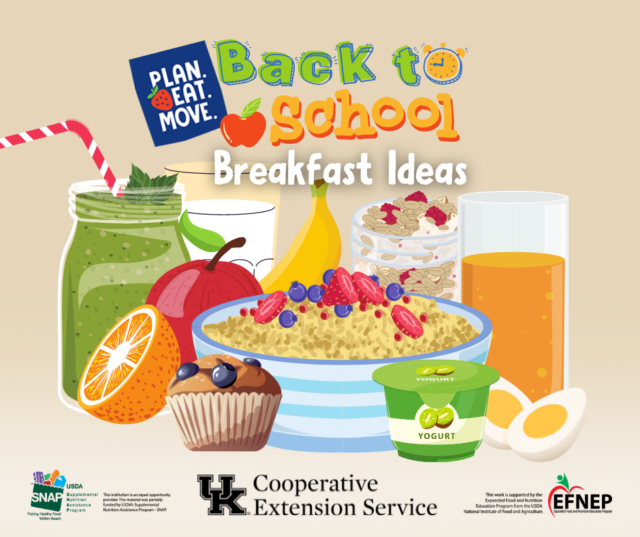 Back-to-School Breakfast Ideas - KNEP - Kentucky Nutrition Education ...
